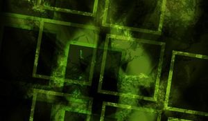 Preview wallpaper squares, shapes, abstraction, green