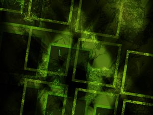 Preview wallpaper squares, shapes, abstraction, green