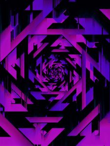 Preview wallpaper squares, shapes, abstraction, purple
