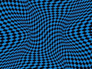 Preview wallpaper squares, shapes, distortion, optical illusion, blue, abstraction