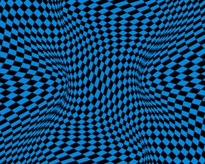 Preview wallpaper squares, shapes, distortion, optical illusion, blue, abstraction