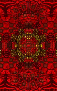 Preview wallpaper squares, shapes, fractal, abstraction, red