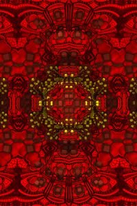 Preview wallpaper squares, shapes, fractal, abstraction, red