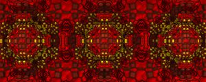 Preview wallpaper squares, shapes, fractal, abstraction, red