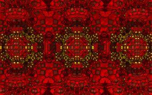 Preview wallpaper squares, shapes, fractal, abstraction, red