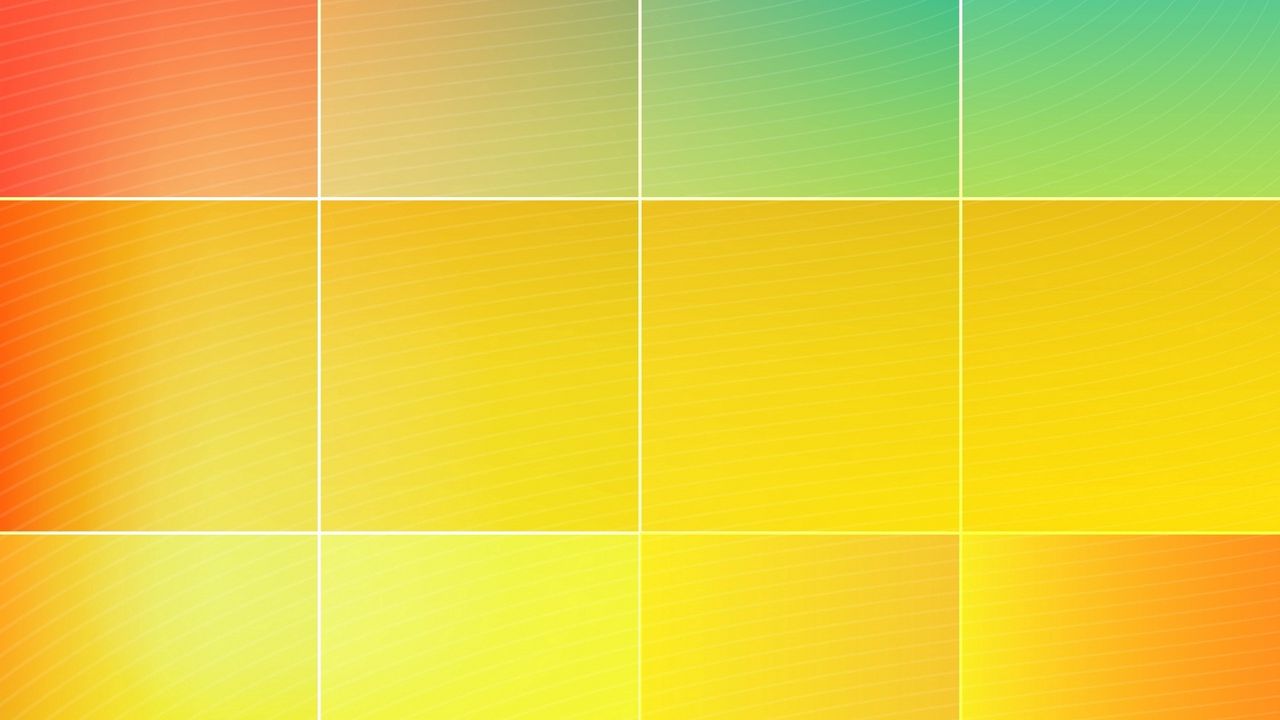 Wallpaper squares, texture, yellow, red, orange