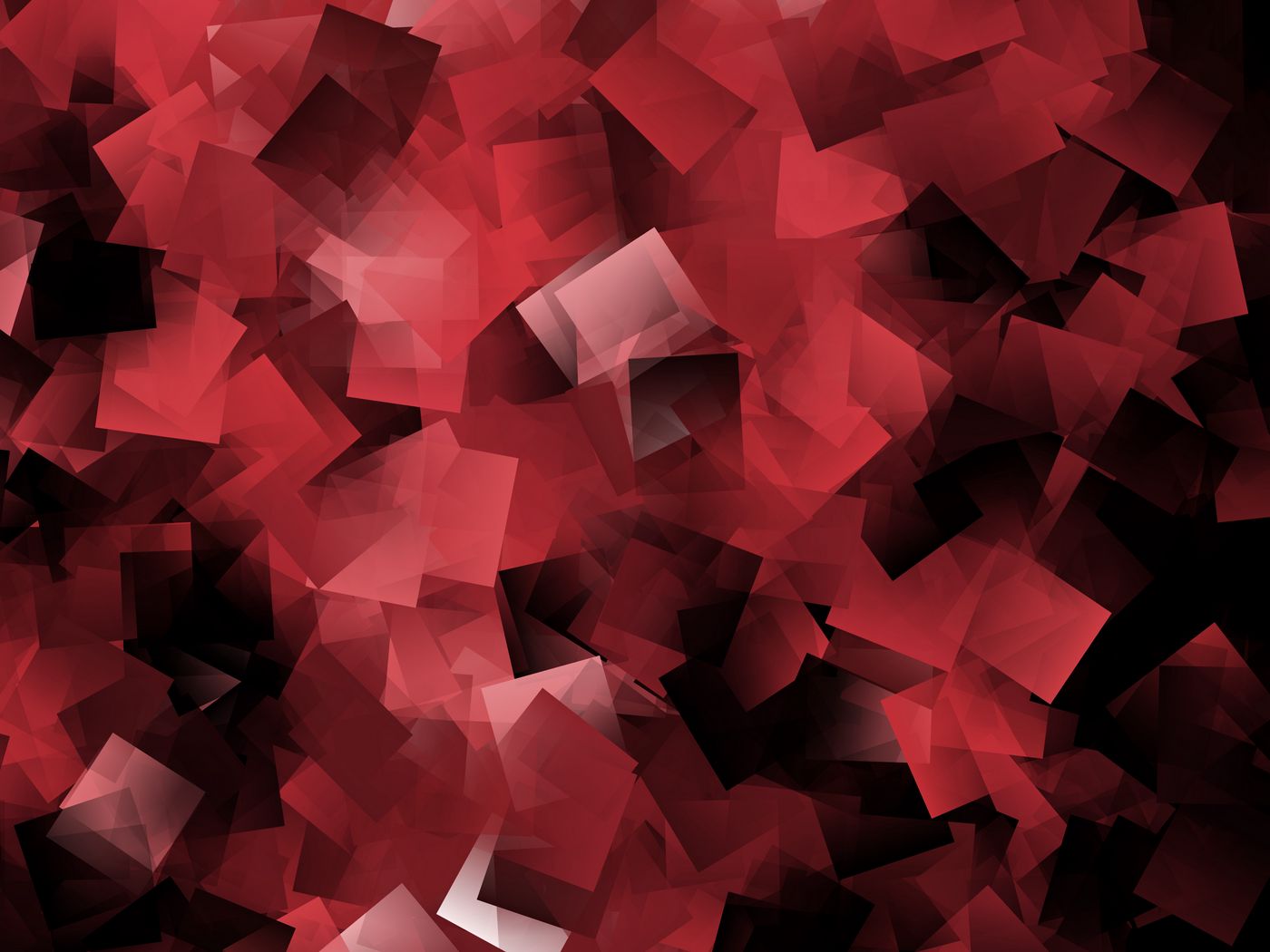 1400x1050 Wallpaper squares, transparent, intersection, red, abstraction