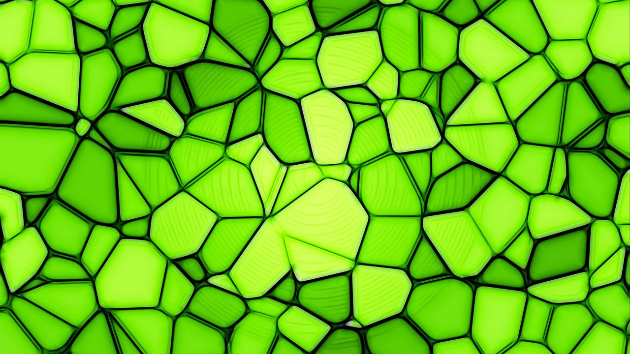 Wallpaper squares, triangles, green, light green, texture