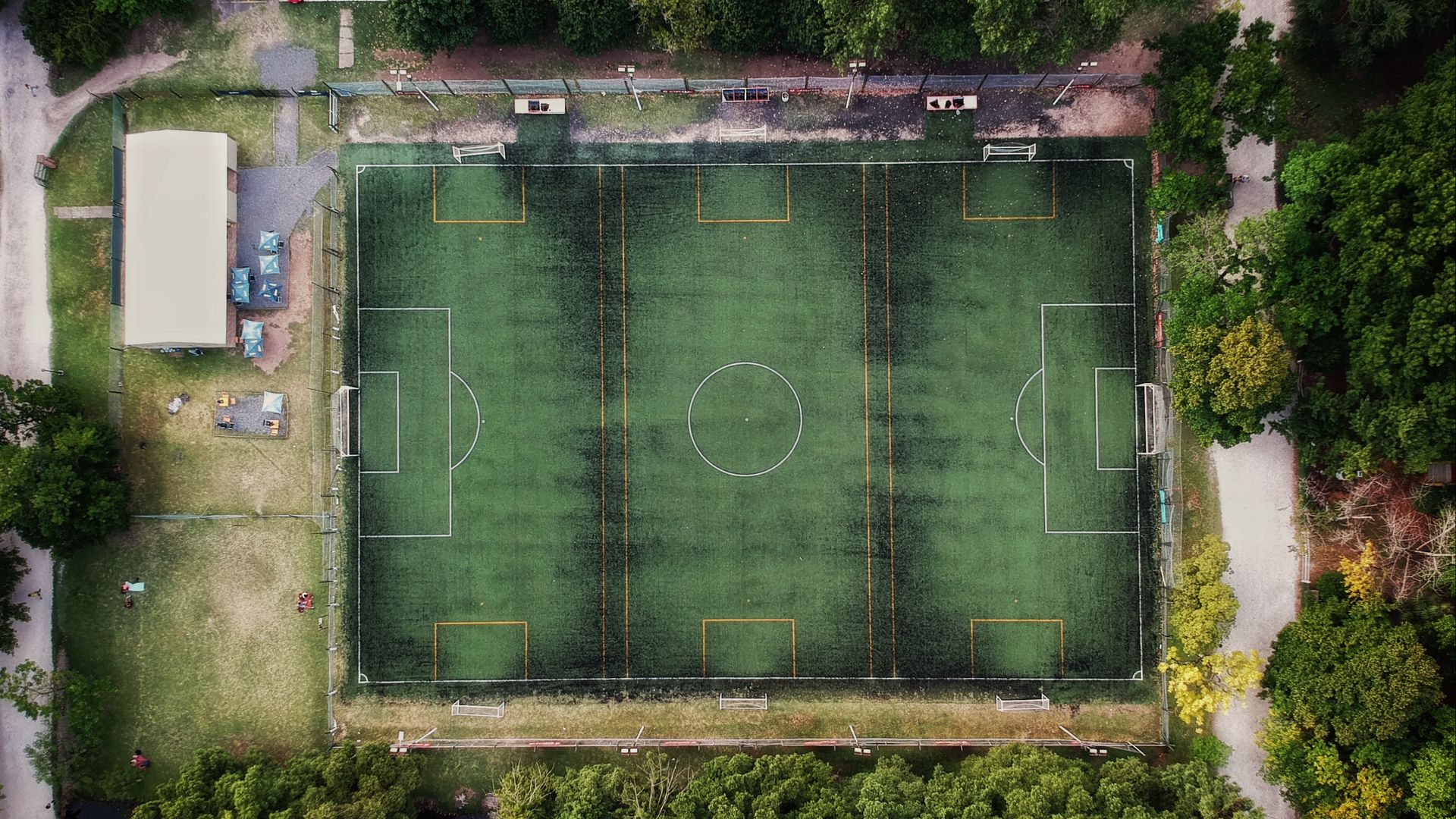 Soccer field isometric