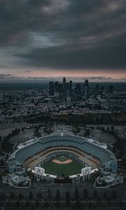 Preview wallpaper stadium, arena, aerial view, architecture, city