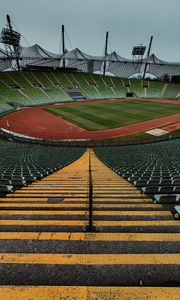 Preview wallpaper stadium, football field, football, stands