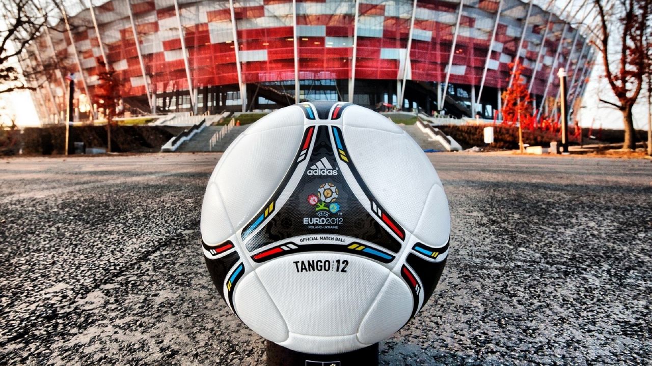 Wallpaper stadium, leather, ball, euro 2012