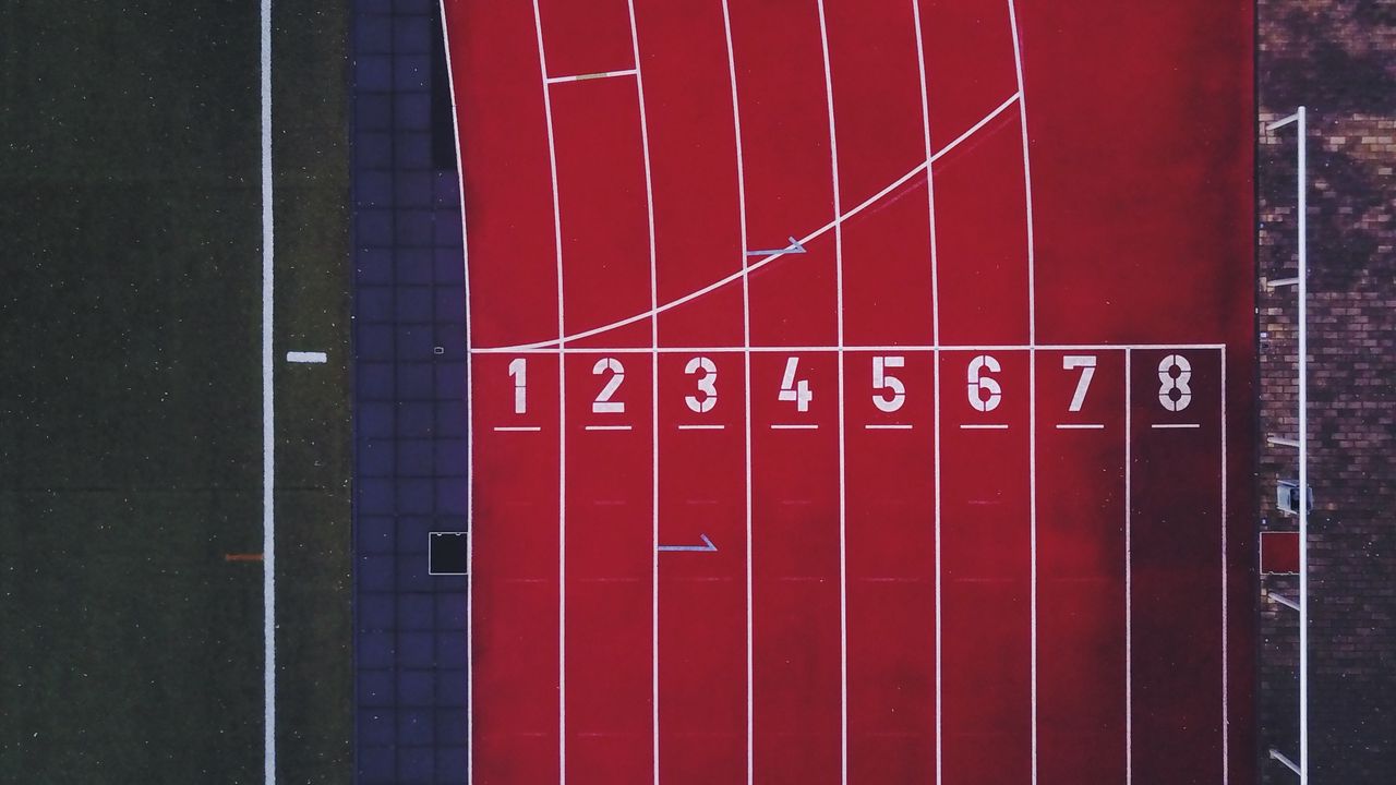 Wallpaper stadium, numbering, marking