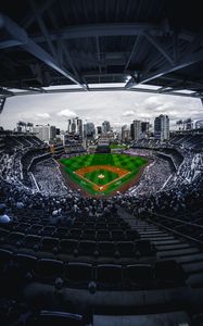 Preview wallpaper stadium, stands, baseball, match, field, arena