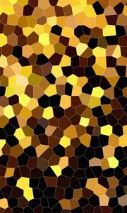 Preview wallpaper stained glass, background, texture, color, black, yellow, brown