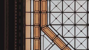Preview wallpaper stained glass, glass, pattern, geometric, lines