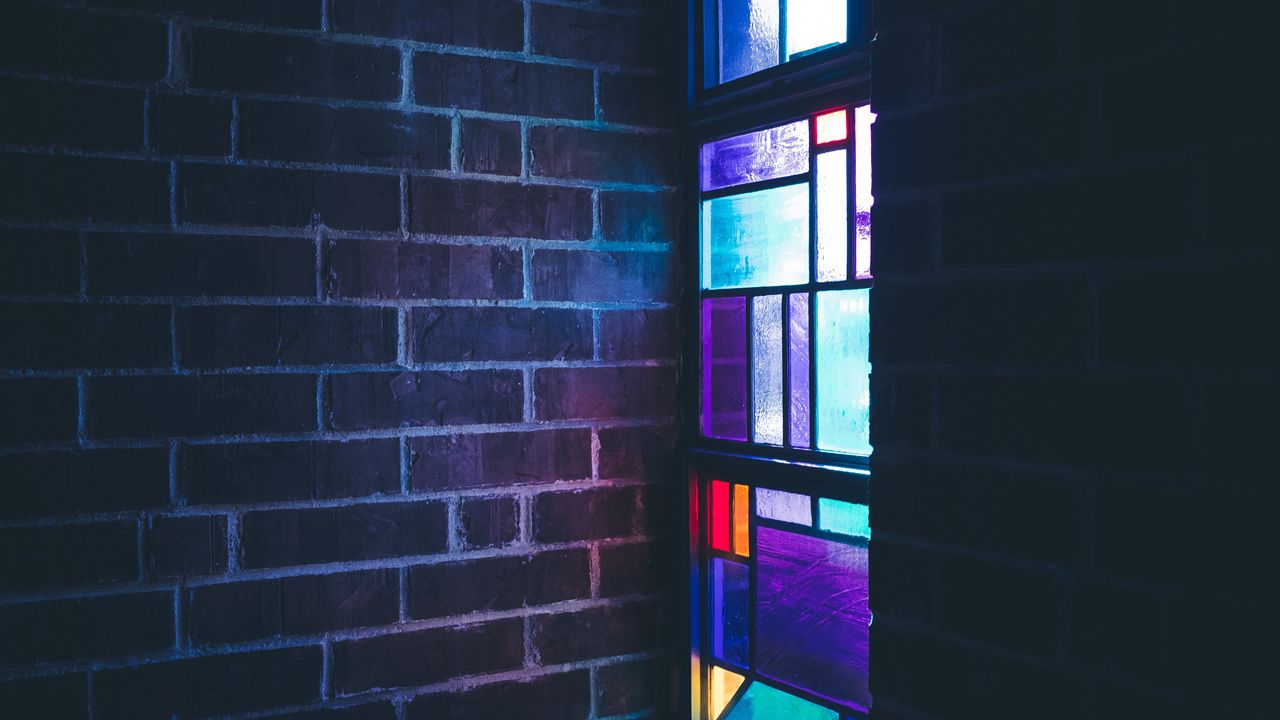 Wallpaper stained glass, glass, window, wall hd, picture, image