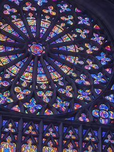 Preview wallpaper stained glass, window, cathedral, architecture