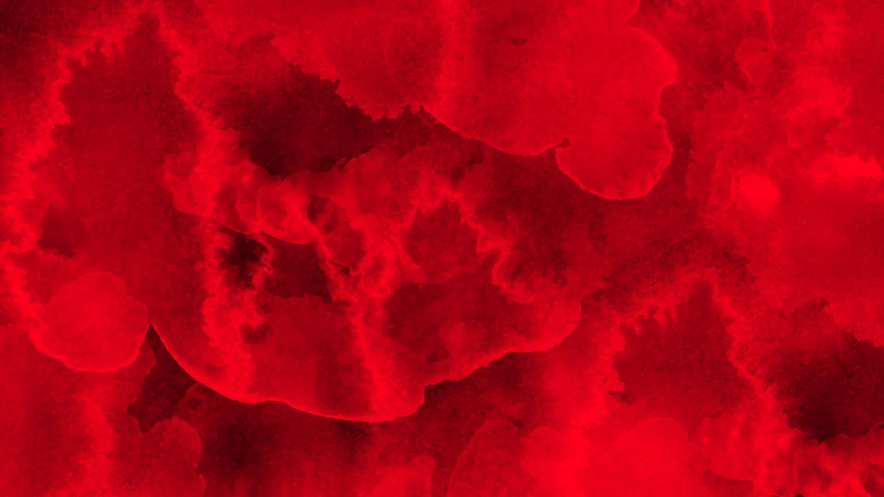 Wallpaper stains, abstraction, red