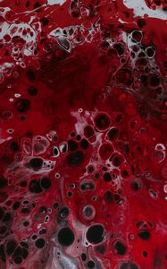 Preview wallpaper stains, bubbles, liquid, red, texture