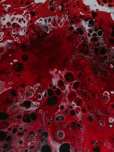 Preview wallpaper stains, bubbles, liquid, red, texture