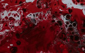 Preview wallpaper stains, bubbles, liquid, red, texture