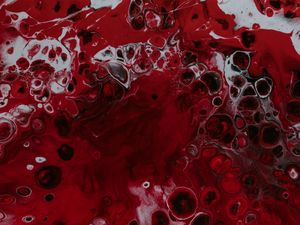 Preview wallpaper stains, bubbles, liquid, red, texture