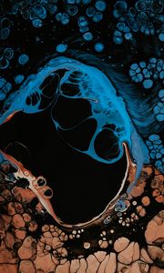 Preview wallpaper stains, bubbles, liquid, macro, texture