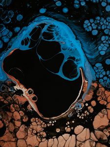 Preview wallpaper stains, bubbles, liquid, macro, texture