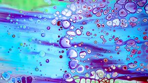 Preview wallpaper stains, bubbles, paint, liquid, abstraction