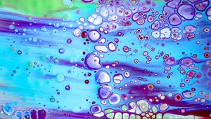Preview wallpaper stains, bubbles, paint, liquid, abstraction