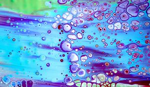 Preview wallpaper stains, bubbles, paint, liquid, abstraction
