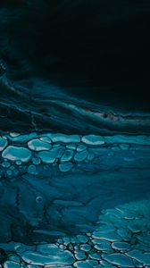 Preview wallpaper stains, bubbles, paint, liquid, abstraction, blue