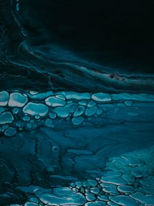 Preview wallpaper stains, bubbles, paint, liquid, abstraction, blue