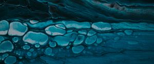 Preview wallpaper stains, bubbles, paint, liquid, abstraction, blue