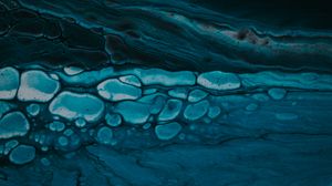 Preview wallpaper stains, bubbles, paint, liquid, abstraction, blue