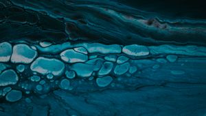 Preview wallpaper stains, bubbles, paint, liquid, abstraction, blue