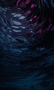 Preview wallpaper stains, bubbles, texture, dark, liquid