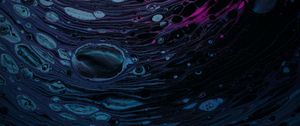 Preview wallpaper stains, bubbles, texture, dark, liquid