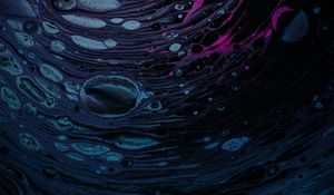 Preview wallpaper stains, bubbles, texture, dark, liquid