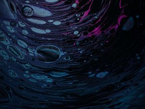Preview wallpaper stains, bubbles, texture, dark, liquid