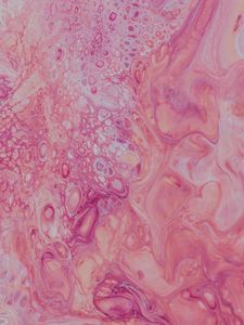 Preview wallpaper stains, bubbles, texture, liquid, pink, abstraction