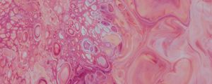 Preview wallpaper stains, bubbles, texture, liquid, pink, abstraction