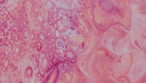 Preview wallpaper stains, bubbles, texture, liquid, pink, abstraction