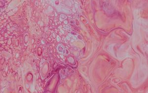 Preview wallpaper stains, bubbles, texture, liquid, pink, abstraction