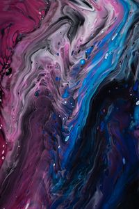 Preview wallpaper stains, colorful, abstraction, liquid, wavy