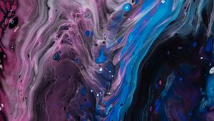 Preview wallpaper stains, colorful, abstraction, liquid, wavy