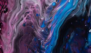 Preview wallpaper stains, colorful, abstraction, liquid, wavy