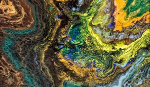 Preview wallpaper stains, colorful, abstraction, texture, liquid