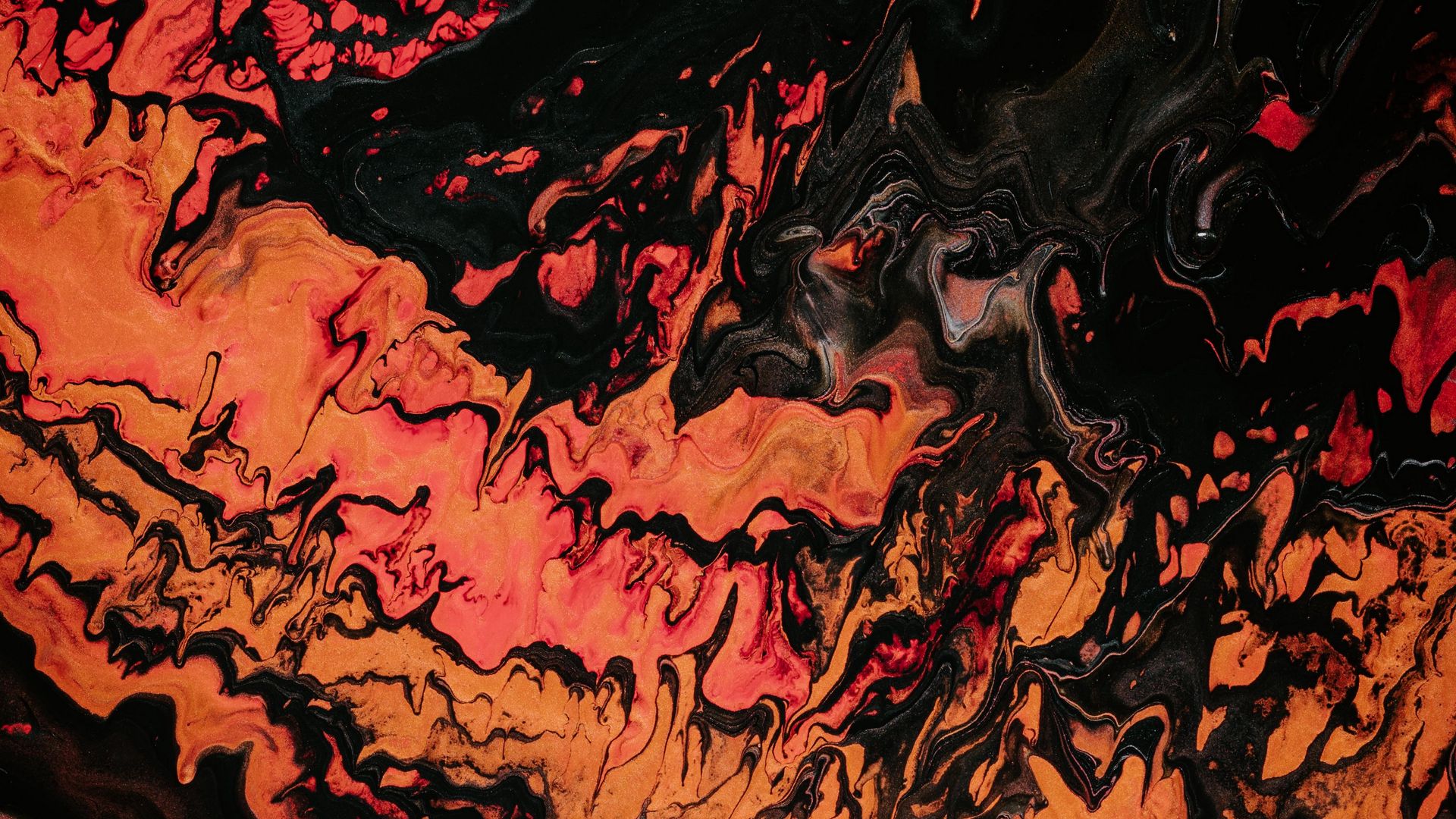 1920x1080 Wallpaper stains, colorful, paint, liquid, abstraction